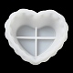 Heart with Wavy Edge DIY Candle Cups Silicone Molds DIY-G097-01-5