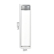 Bottiglie di vetro trasparente contenitori di perline CON-WH0085-75H-01-1