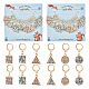 NBEADS 24 Pcs Geometric Stitch Markers HJEW-AB00045-1