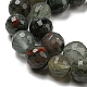 Fili di perline di pietra del sangue afican naturale G-C079-B02-01-4