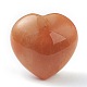 Piedra de amor de corazón de aventurina roja natural G-G973-07A-2