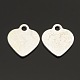Tibetan Style Alloy Stamping Blank Tag Charms X-K0PBS022-1