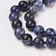 Natural Blue Spot Jasper Beads Necklaces NJEW-F138-8mm-03-2