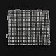 Tavole forate quadrati per mini perle fusibili 3x2.5mm X-DIY-Q009-08-2
