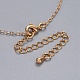 Brass Necklaces NJEW-JN02347-3