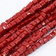 Opaque Solid Color Crystal Glass Faceted Cube Beads Strands GLAA-F024-A14-2
