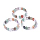 Natural Mixed Gemstone Beads Stretch Bracelets BJEW-L495-16-1