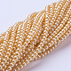 Chapelets de perles en verre nacré HY-4D-B62-3