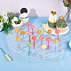 FINGERINSPIRE Cake Pop Stand Display with Screwdrivers 64 Hole Clear Acrylic Lollipop Holders Display Risers Oval Lollipop Stand Holder Candy or Sucker Stand for Wedding ODIS-WH0038-58-5
