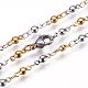 304 Stainless Steel Chain Necklaces STAS-P164-12GP-2