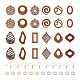 Kit per la creazione di orecchini a goccia geometrici fai da te DIY-TA0003-79-2