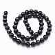 Brins de perles d'onyx noir naturel G-E469-06-3mm-2