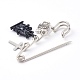 Iron Safety Brooch for Halloween JEWB-BR00048-01-3