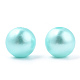 Perline di perle imitazione plastica abs verniciate a spruzzo OACR-T015-05B-08-2