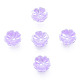 Tapas de abalorios de perlas de imitación de resina RESI-N036-02A-04-3
