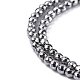 Non-Magnetic Synthetic Hematite Beads Strands X-G-G093-2mm-2