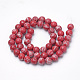 Brins de perles de jaspe impérial synthétiques G-Q462-131C-8mm-2