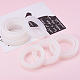 PandaHall 6 Pcs 6 Sizes Silicone Bangle Mold Clear Round Bracelet Jewelry Casting Resin Mould AJEW-PH0016-23-1