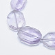 Chapelets de perles en améthyste naturelle G-G745-05-3