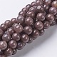 Perles d'aventurine violette naturelle GSR025-1