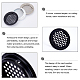 CHGCRAFT 30Pcs 3 Colors 201 Stainless Steel Round Mesh Lid AJEW-CA0002-69-4