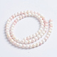 Natural Pink Shell Beads Strands SSHEL-L016-18A-3
