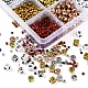 Metallic Colour Letter Beads Kit for DIY Jewelry Making Findings Kit DIY-YW0004-85-4