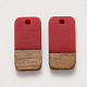 Pendentifs en bois de résine et de noyer&nbsp;RESI-S384-008A-A04-2