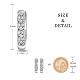 Серьги-кольца Shegrace из стерлингового серебра 925 с родиевым покрытием JE893A-01-2