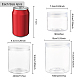 Benecreat 12 упаковка прозрачная пластиковая банка колонка пластиковые контейнеры для бусинок круглый косметический дорожный горшок 180/400/700 мл для макияжа CON-BC0006-73-3