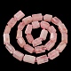 Fili di perline quarzo roso  naturale  G-M403-B18-4