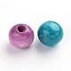 Dyed Natural Wood Beads WOOD-Q006-6mm-M-LF-2