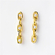 Eco-Friendly Brass Stud Earrings EJEW-AA00099-14G-3