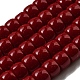 Opache perle di vetro fili&nbsp;X-GLAA-NH0002-B07-1