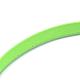 単純なプラスチックヘアバンドのパーツ  歯抜け  布で覆わ  芝生の緑  120ミリメートル  9.5ミリメートル OHAR-Q275-04E-3