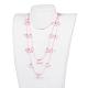 Waxed Polyester Cord Tiered Necklaces NJEW-JN01980-01-4