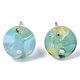 Cellulose Acetate(Resin) Stud Earring Findings KY-R022-017-3