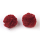 Handmade Faux Rabbit Fur Pom Pom Ball Covered Pendants WOVE-F021-B07-1