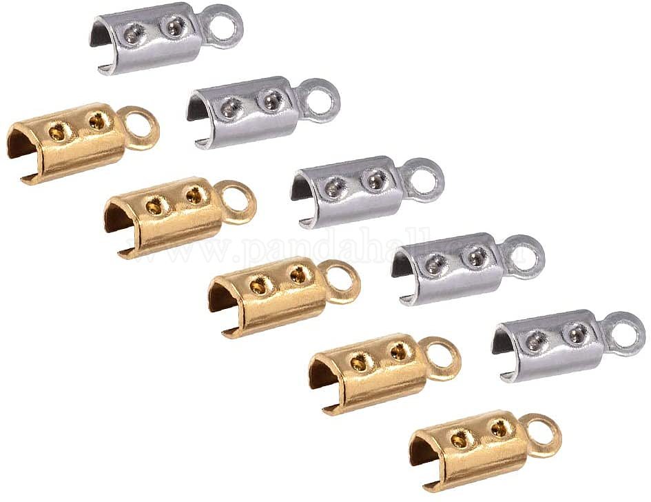 Shop UNICRAFTALE 100pcs Crimps Ends for Jewelry Making for Jewelry