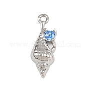 Латунные микро проложить кубического циркония подвески KK-I352-34P-01