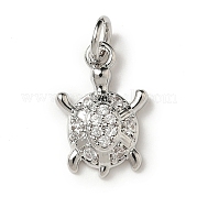 Латунные микро проложить кубического циркония подвески KK-I276-37P