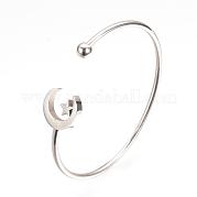 304 Stainless Steel Cuff Bangle Making STAS-Q209-09
