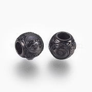 Европейские бусины из хирургической нержавеющей стали 316 STAS-P212-18B-06