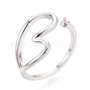 Сердечко латунная чашка колышек настройки кольца KK-N274-22P