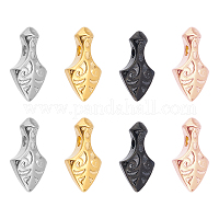 Wholesale DICOSMETIC 44Pcs 11 Colors Stainless Steel Heart Shape