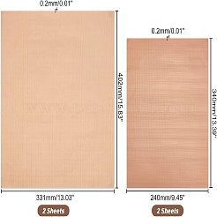 4 Blatt 2 Stil PTFE Grillpad&nbsp;AJEW-FH0002-32
