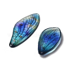 4 pendentif ailes de papillon en résine époxy transparente&nbsp;RESI-C057-04A