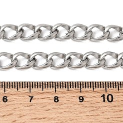 Collares de cadena de eslabones trenzados de acero inoxidable 304 resistentes al deslustre&nbsp;NJEW-V0323-07
