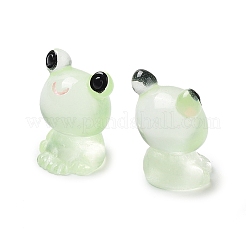 Leuchtfrosch-Ornament aus Kunstharz&nbsp;CRES-M020-07A