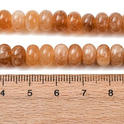Hilos de abalorios de jade blanco natural&nbsp;G-E507-01-03